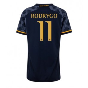 Real Madrid Rodrygo Goes #11 Bortatröja Kvinnor 2023-24 Kortärmad